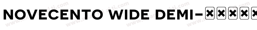 novecento wide demi字体转换